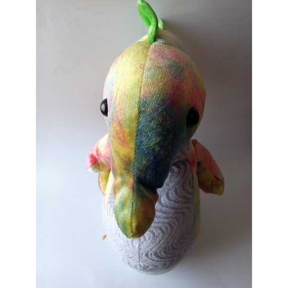 2012 Build-A-Bear Tie-Dye Seahorse 18" Rainbow Plush BABW EUC - Picture 12 of 16